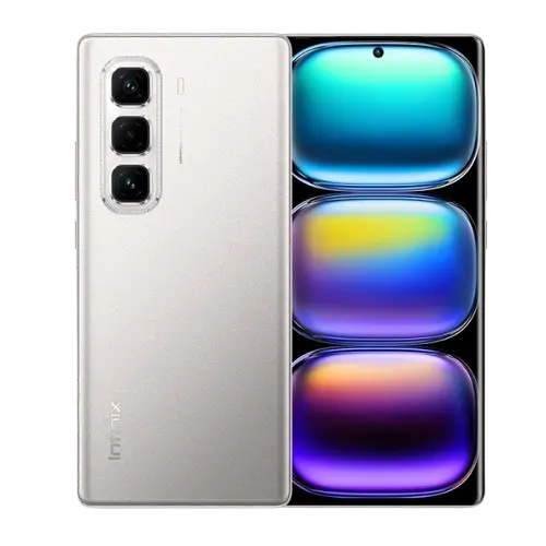 Infinix Hot 50 Pro+ (8GB RAM, 256GB ROM) Android 14 - Silver (All new slim design 6.78)