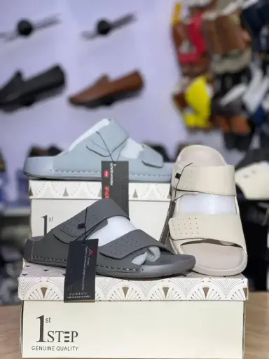 FAIZERS Men’s Leather Sandals