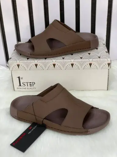Men Comfortable FAIZERS Classic Long Lasting Leather Slippers