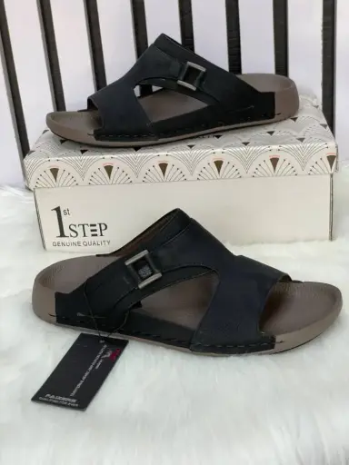FAIZERS Men Arabic Slippers Soft and Flexible Midsole -Traditional Sandals Outdoor shoe